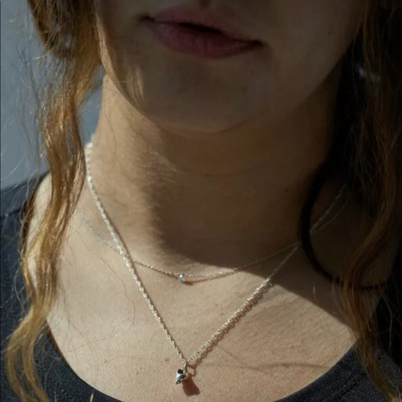 ❌SOLD❌ catbird nyc • diamond pinprick necklace solid white gold diamond - Picture 4 of 13